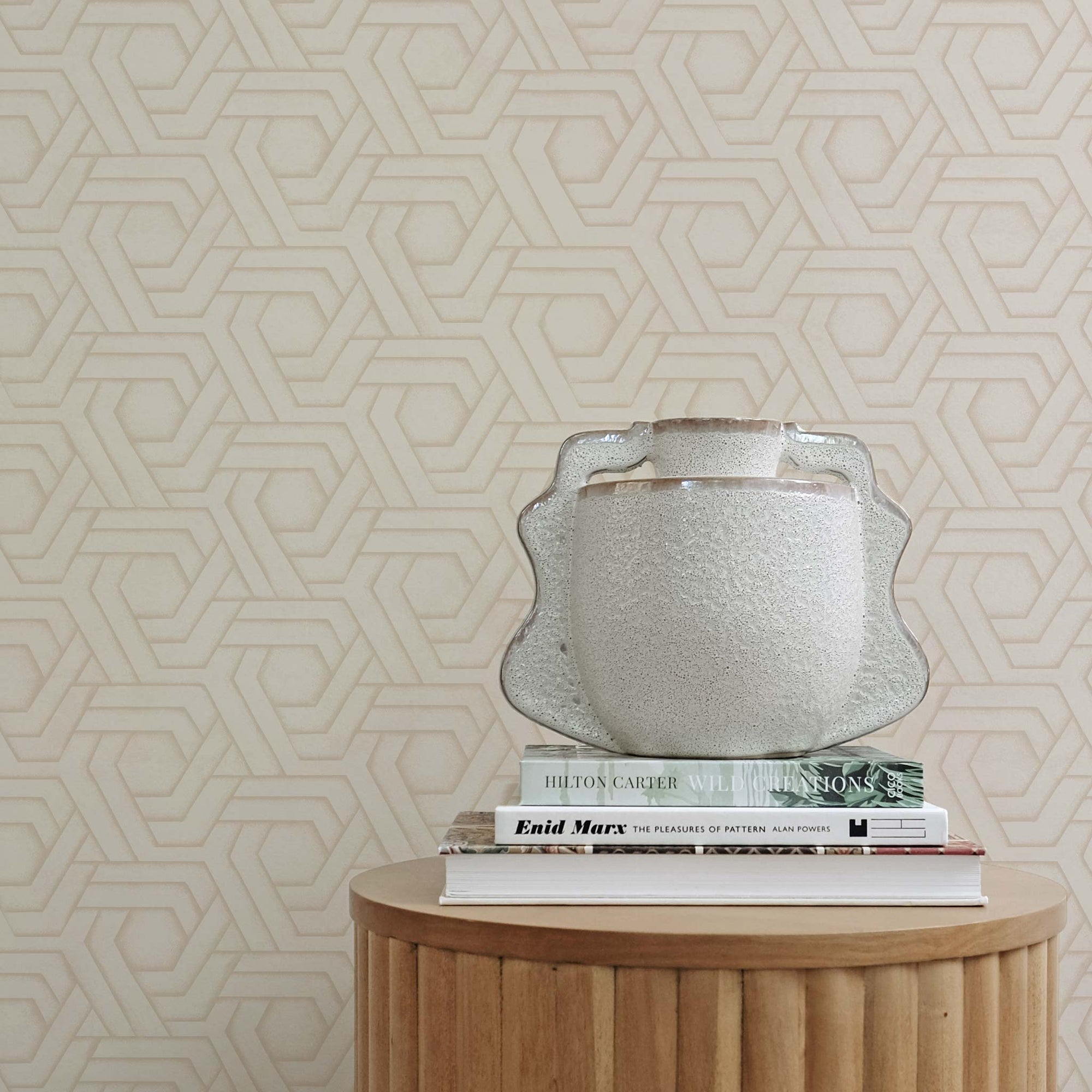 Habita wallpaper design - Hix pattern on accent wall