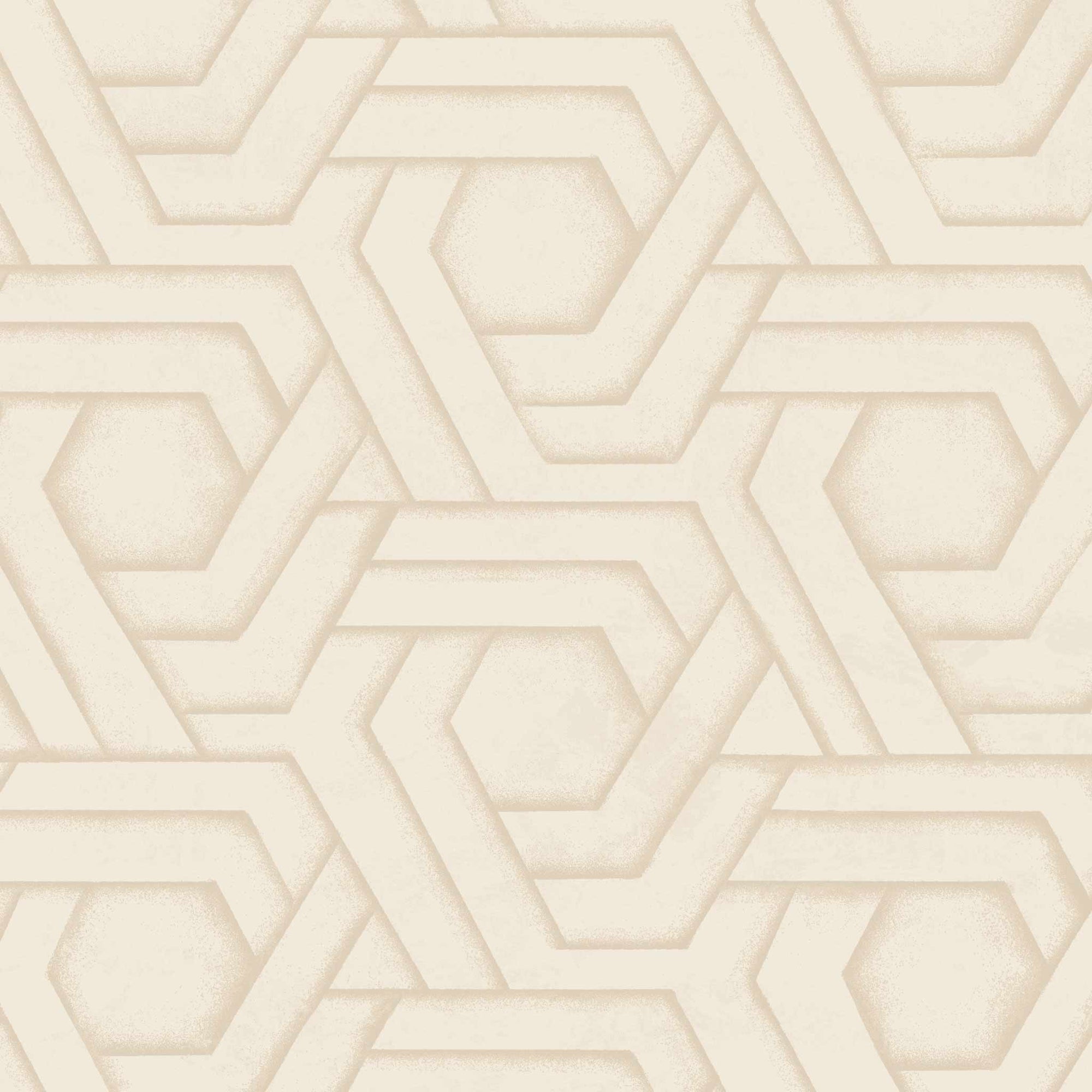 Habita wallpaper design -  Hix pattern in Natural