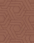 Habita wallpaper design - rust Hix pattern in Roobios
