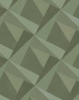 Habita wallpaper - green geometric wallpaper