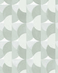 Habita wallpaper pattern - green Sunrise in Agave