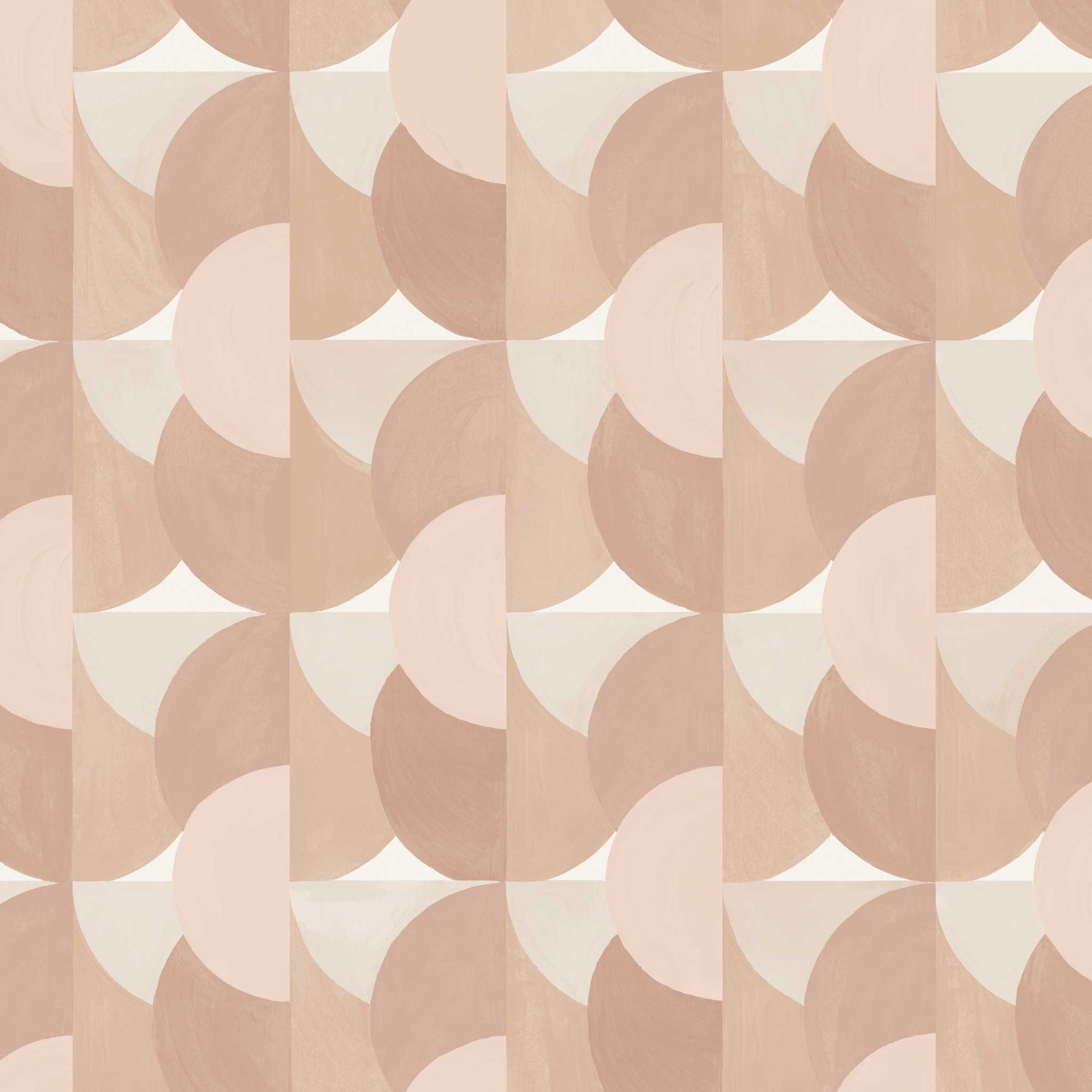 Habita wallpaper pattern - Sunrise in Blush Sand