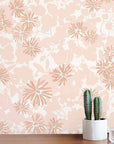 Habita wallpaper - Nimi pattern - Blush color