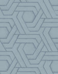 Habita wallpaper design - blue Hix pattern in Celestial
