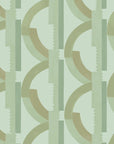 Habita wallpaper design - green Lucie pattern in Eucalyptus