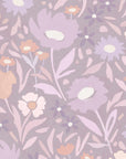Habita wallpaper design - Lavender Maude floral pattern