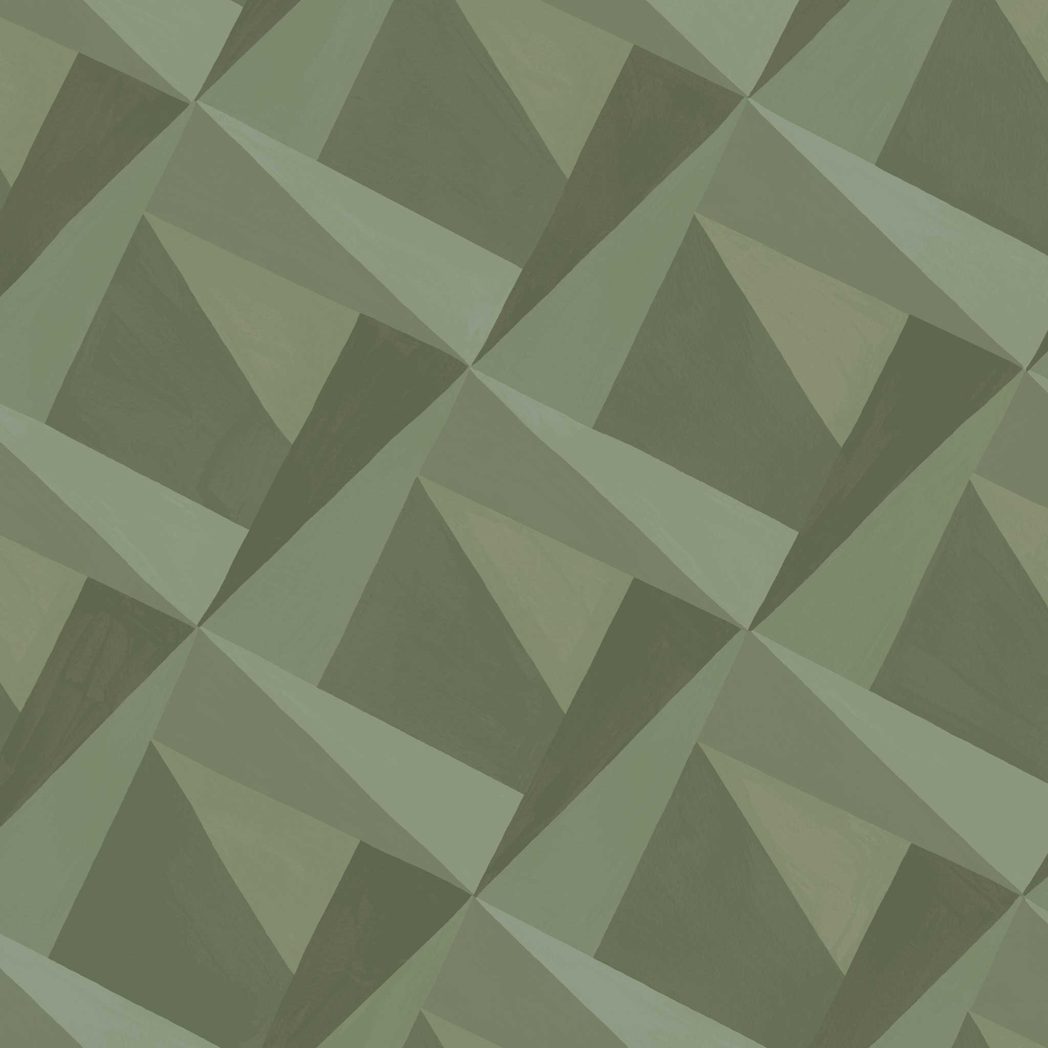 Habita wallpaper - green geometric wallpaper