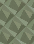 Habita wallpaper - green geometric wallpaper